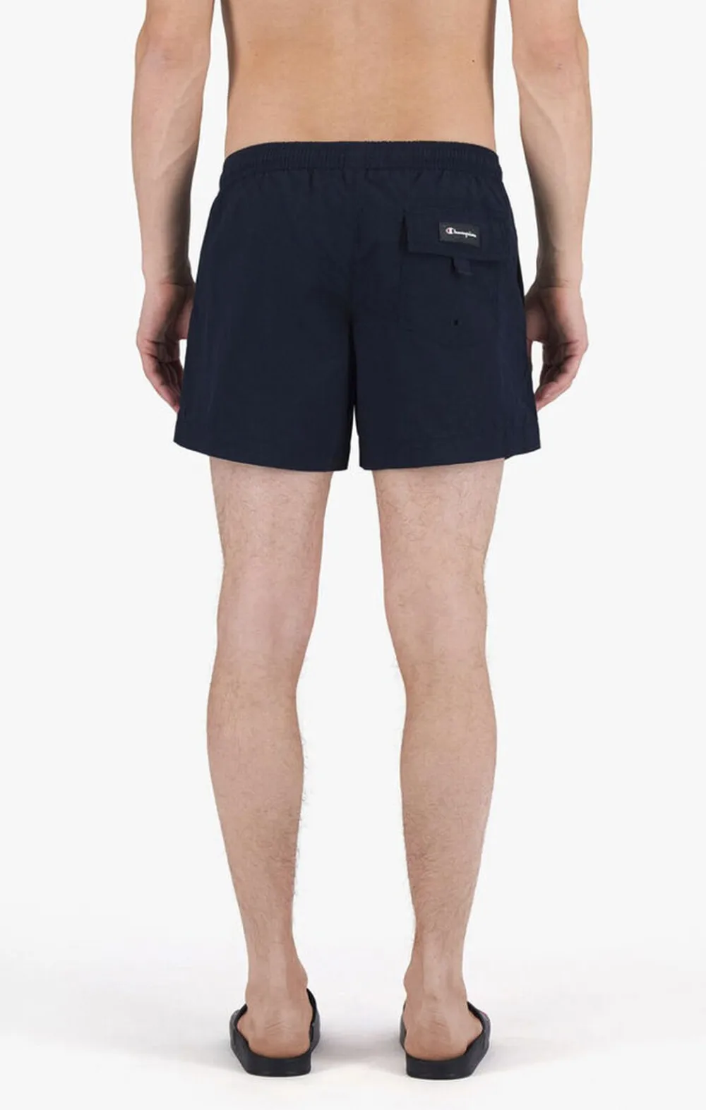 Champion Satin C Logo badeshorts Blå New