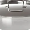 Le Creuset Sautergryde m/ låg 3-ply rustfrit stål