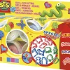 SES Creative - Modellervoks - 8 farver med confetti og glimm Hot
