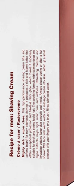 Receipe For Men SHAVING CREAM