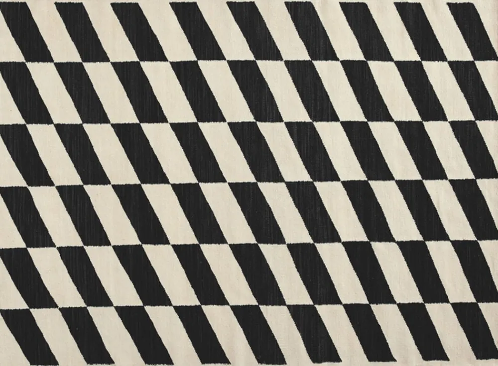 Hay Shift Kelim Rug-W140 x L200-Black