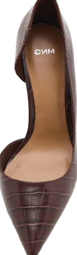 MANGO SHOES. -- AUDREYCH Dark brown Clearance