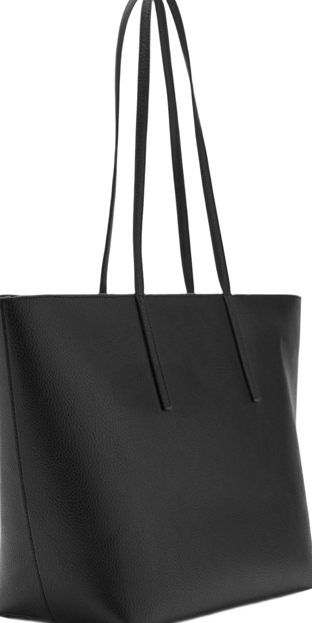 Shopper bag with double handle>MANGO Online