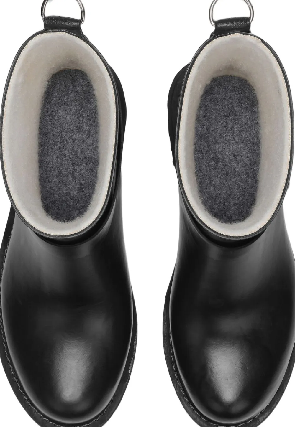 ILSE JACOBSEN Short Biker Rubber Boots Black black Sale