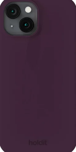 HoldIt Silicone Case iPhone 14/13 Deep Plum Lilla Hot