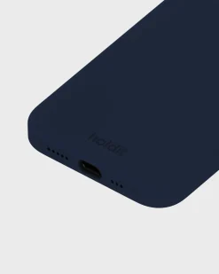 HoldIt Silicone Case iPhone 12/12 Pro Midnight Blue Blå