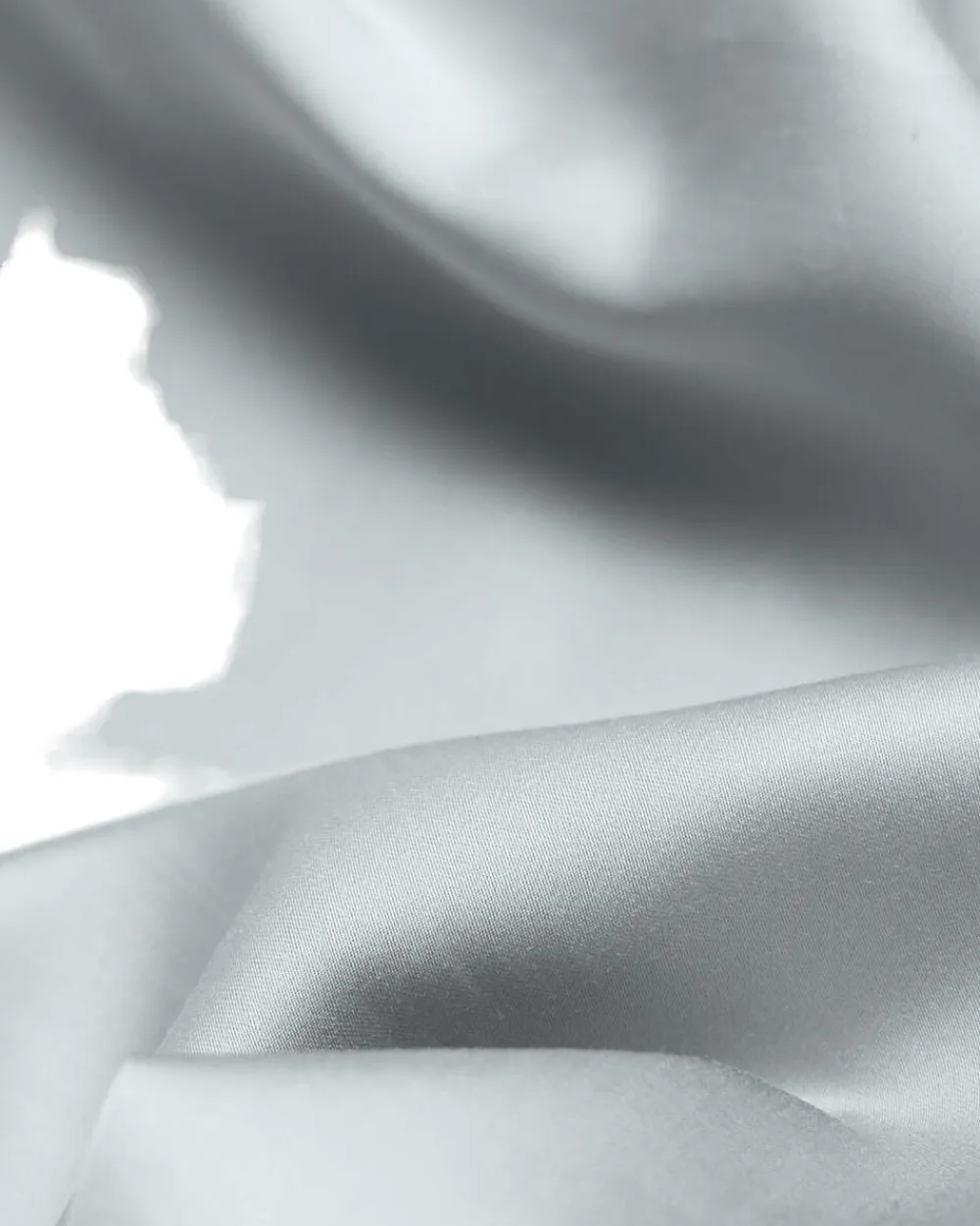 Hairlust Silky Bamboo Pillowcase Cloud gray New