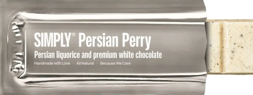 Simply® PERSIAN PERRY chokoladebar (40g)>Simply Chocolate Online