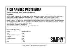 Simply® RICH ARNOLD Proteinbar (40g)>Simply Chocolate Sale