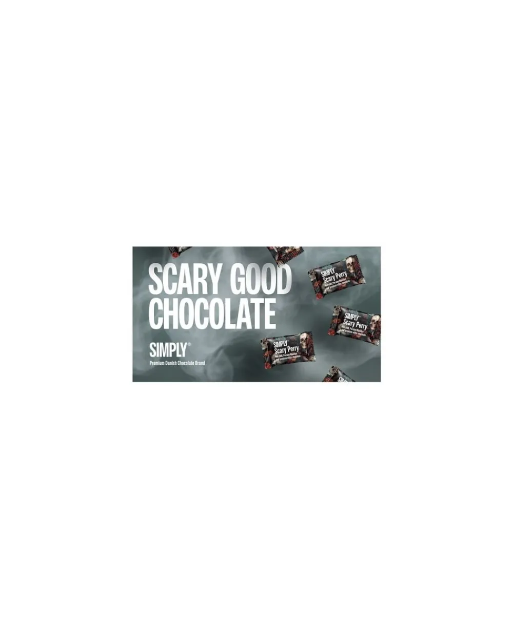 Simply Chocolate Simply® SCARY GOOD CHOCOLATE chokoladeæske (100g)