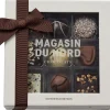 Æske, 18 stk. Dessertchokolade, 188g>Magasin Chokolade Hot