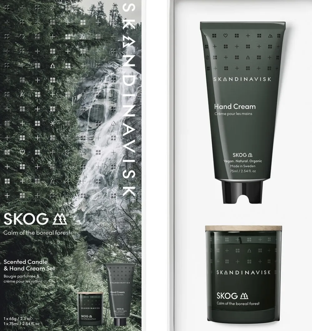 SKOG Scented Candle & Hand Cream Set>Skandinavisk Clearance