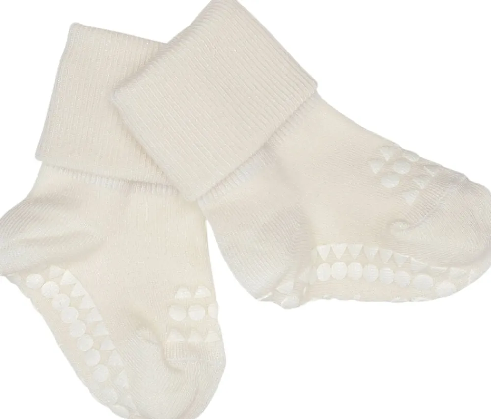 GoBabyGo Skridsikre Strømper Bambus Off white Outlet