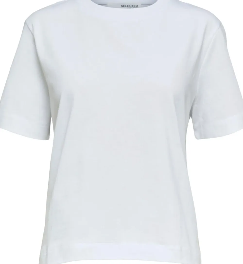 Dame Selected SLFESSENTIAL SS BOXY TEE NOOS