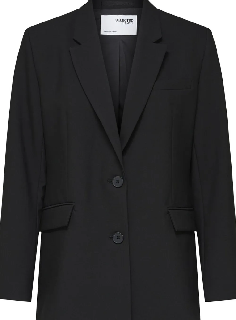 SLFRITA CLASSIC BLAZER BLACK B NOOS>Selected Discount