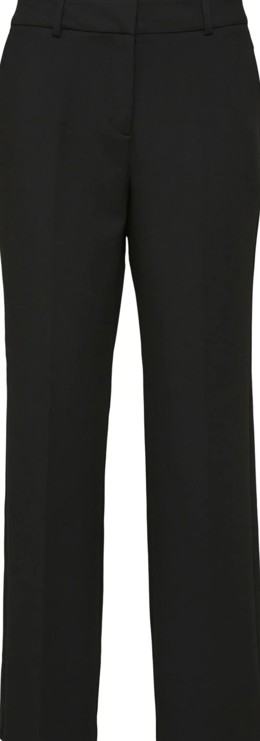 Selected SLFRITA MW WIDE PANT BLACK N NOOS Sort New