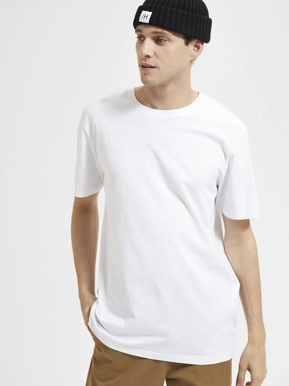 SLHASPEN SS O-NECK TEE NOOS>Selected Best