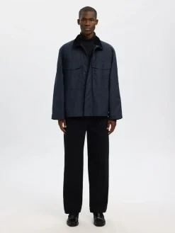 Selected SLHDANE LS KNIT STRUCTURE ROLL NECK