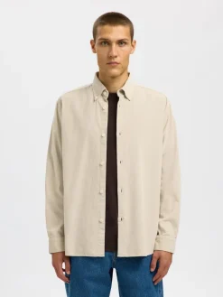 SLHREGDANNI CORD BD LS SHIRT NOOS><noscript><img width=