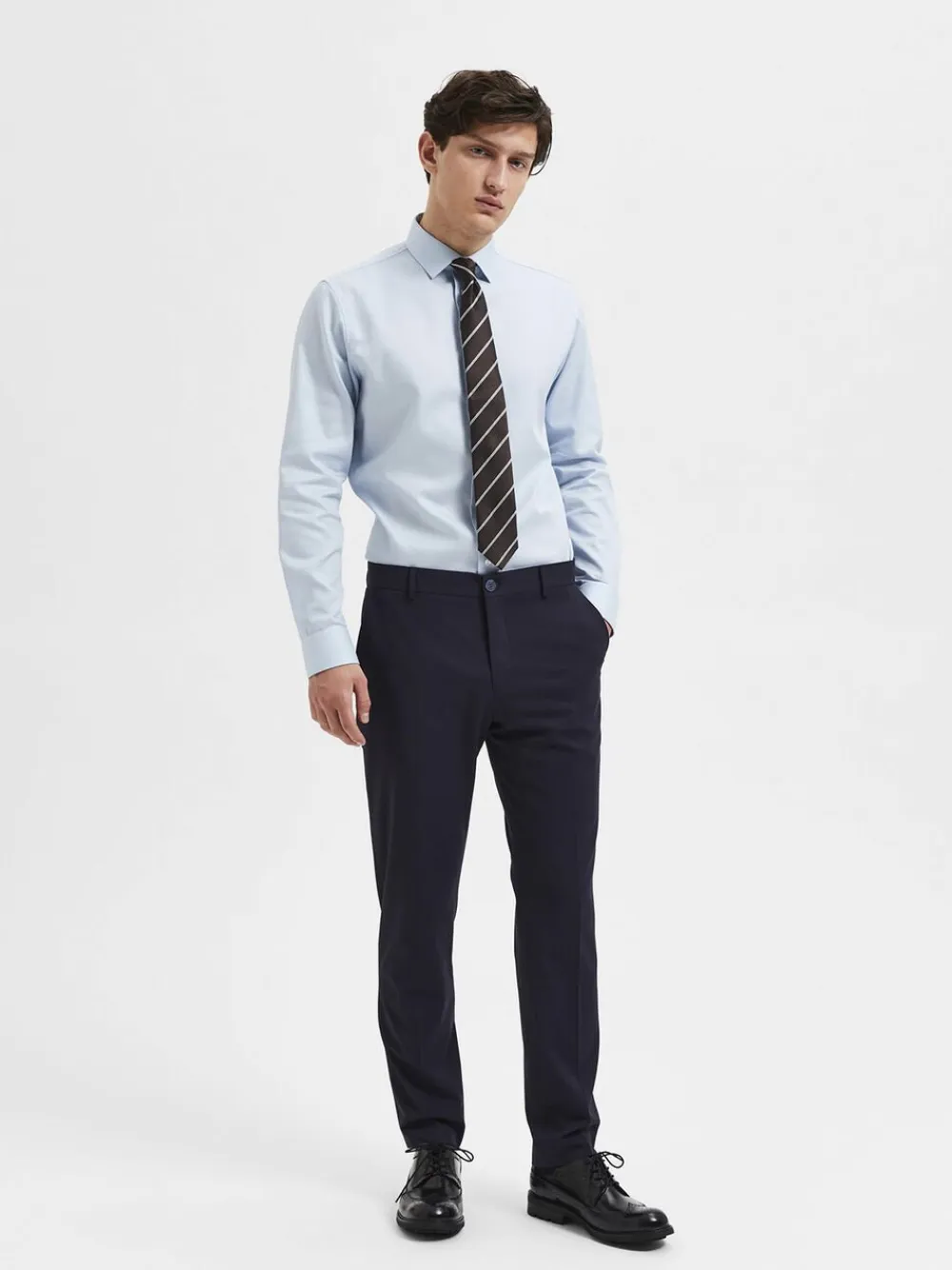 Selected SLHSLIM-LIAM TRS FLEX B NOOS Blå New