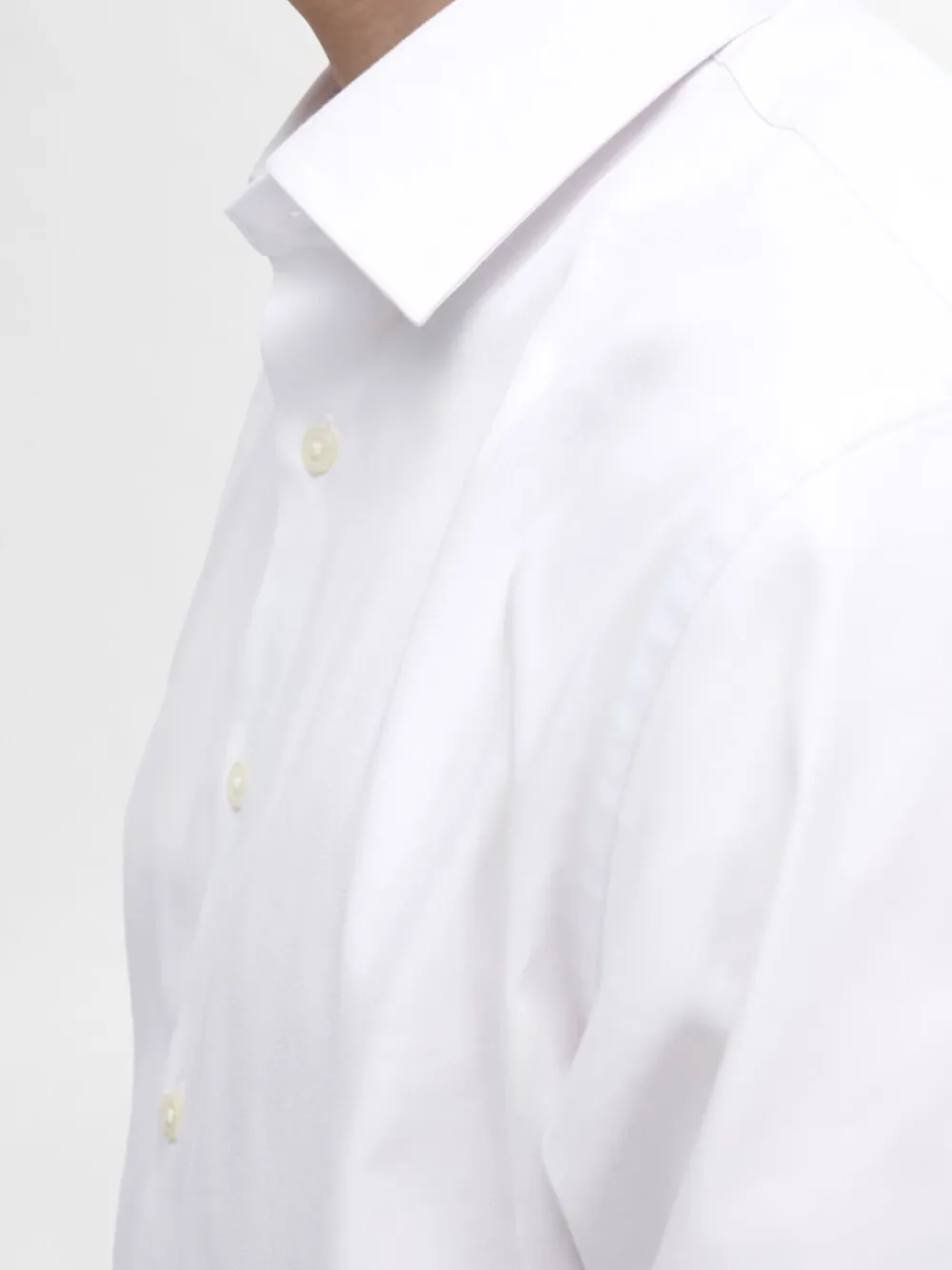 Selected SLHSLIM-PERFORMANCE SHIRT LS NOOS Bright white Discount