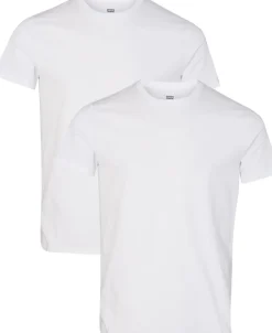 Levi's SLIM 2PK CREWNECK 1 TWOPACK TE Hvid Sale