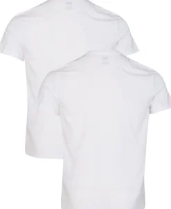 Levi's SLIM 2PK CREWNECK 1 TWOPACK TE Hvid Sale