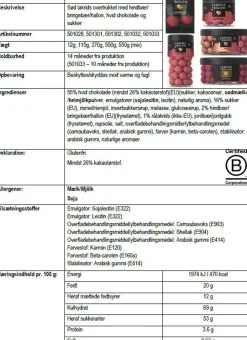 Lakrids by Bülow SMALL CRISPY RASPBERRY