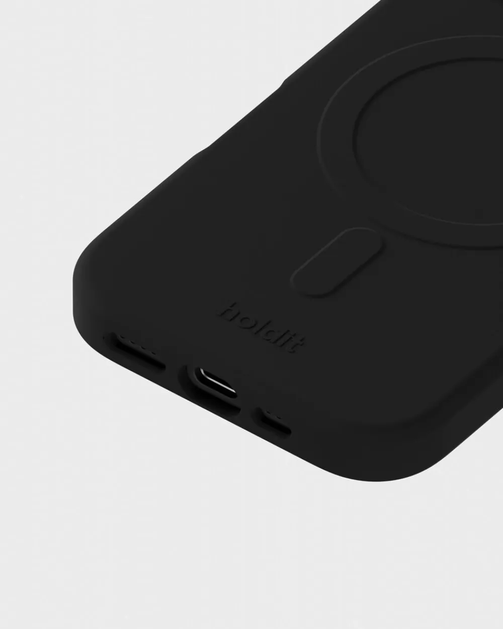 Soft Magsafe Case iPhone 16 Black>HoldIt