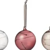 Iittala Sol glaskugler 8 cm 3-pak klar-calluna-linen