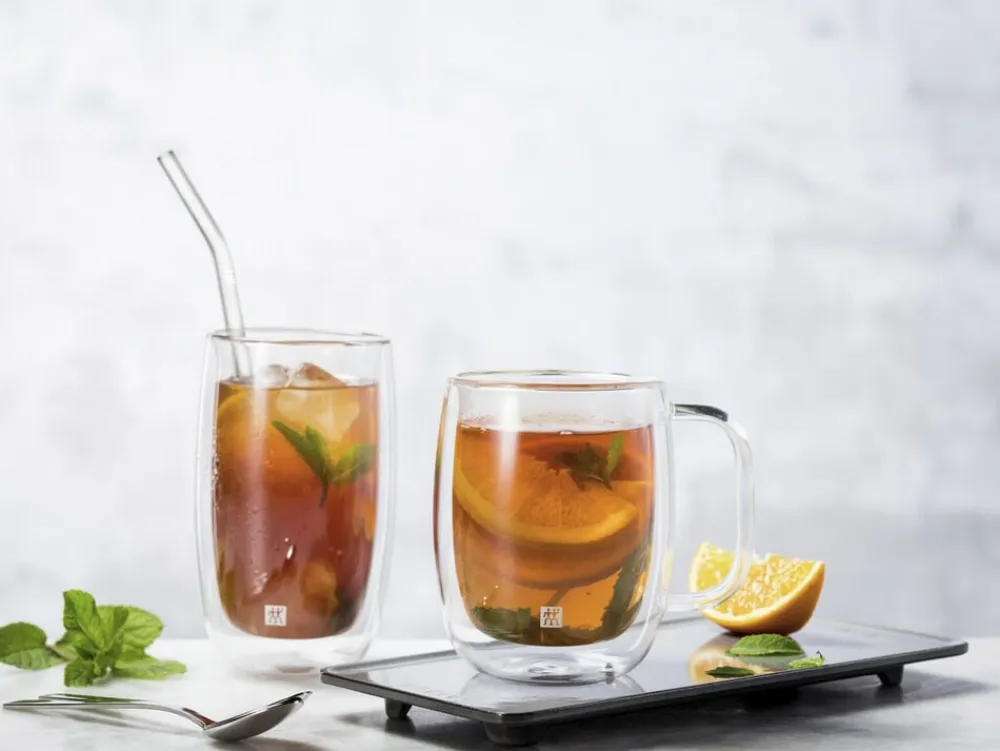 Zwilling Sorrento Sugerør med knæk i glas, klar