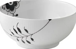 Royal Copenhagen Sort Mega Riflet 180 cl. skål
