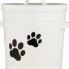 Ib Laursen Spand m/låg hvid m/potemotiv 5 ltr Discount