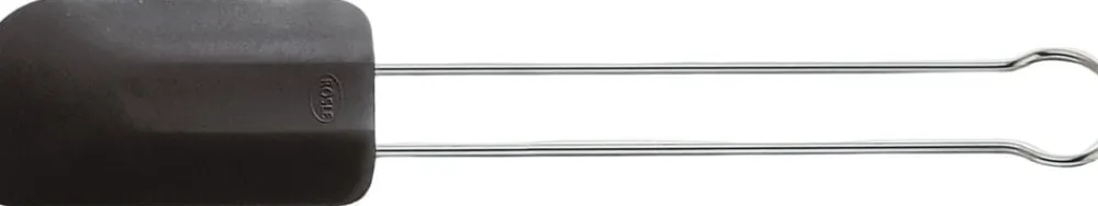 Rösle Spatel/dejskraber 26 cm Stål/Sort