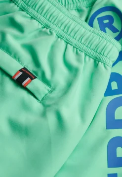 Superdry SPORT GRAPHIC 17 SWIM SHORT Spring bud green Best