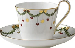 Royal Copenhagen Star Fluted Cup and Saucer 27cl