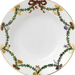 Royal Copenhagen Star Fluted Plate Deep 24,5cm Best