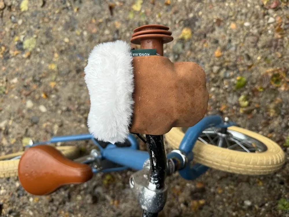 Kong Walther Østerbro Handsker Brown faux suede Clearance