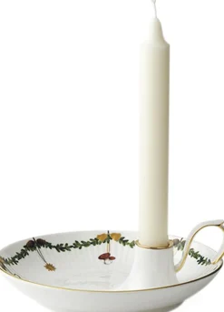 Stjerne Riflet Jul lysestage>Royal Copenhagen Best