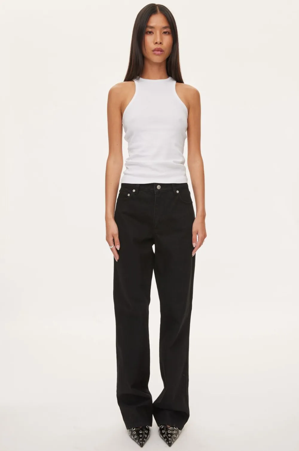 Dame Oval Square Straight Jeans
