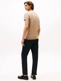 Tommy Hilfiger STRETCH SLIM FIT TEE Coastal taupe Sale