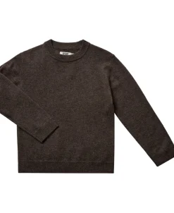 Magasin du Nord Collection Strikka RWS wool & cashmere pullover Dark brown melange New