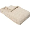 Stripe bedspread 230x260cm beige stripe>Magasin du Nord Collection Outlet