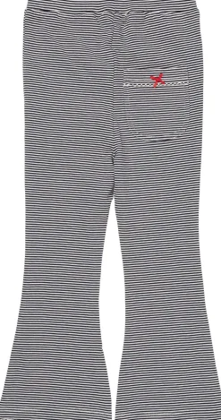 Copenhagen Colors STRIPED FLARE PANT Navy/cream