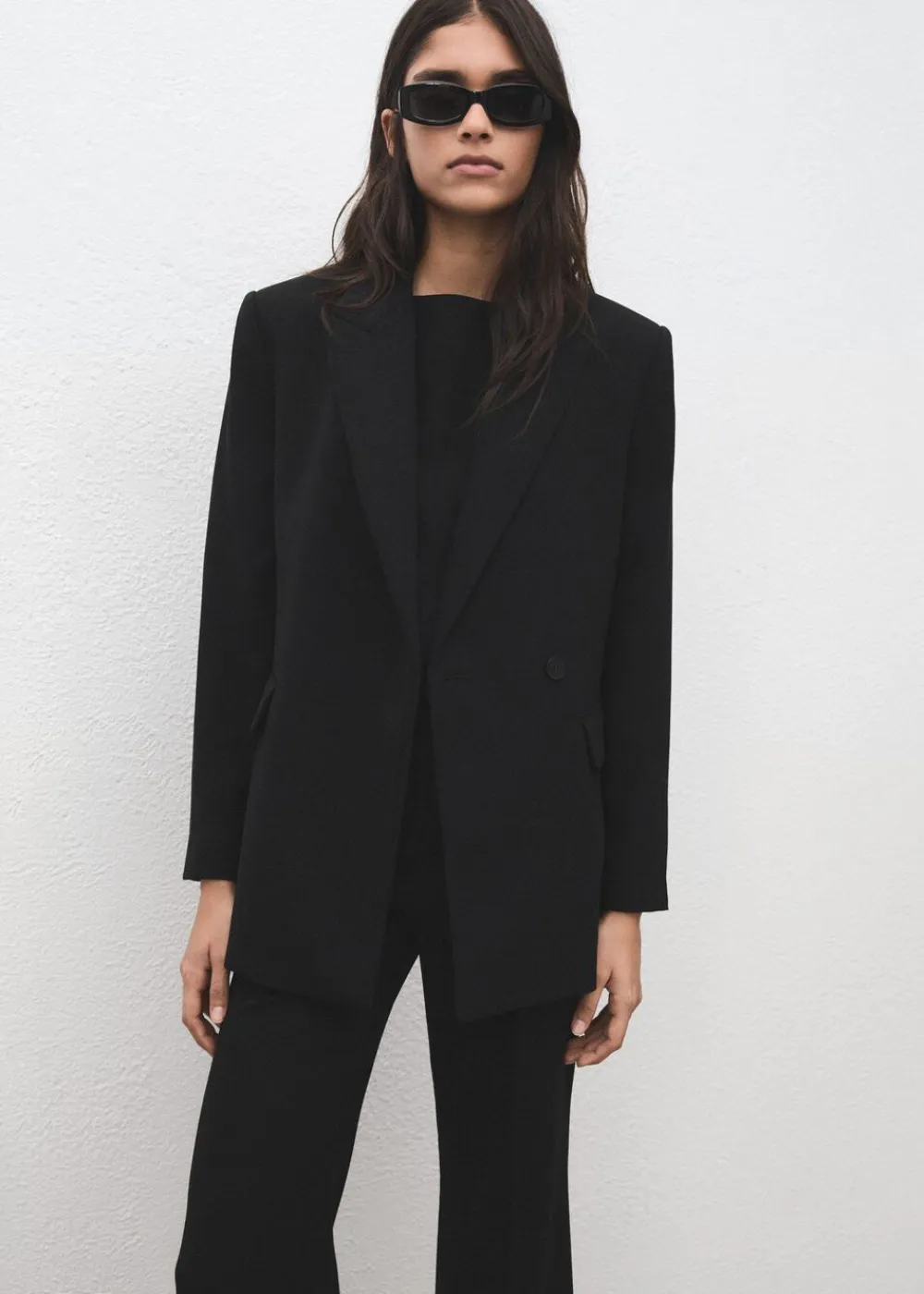 Suit jacket with scarf>MANGO Online