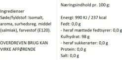 Almuegaarden Sukkerfri Flag bolcher med smag af anis Best