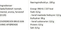 Almuegaarden Sukkerfri Pebermynte bolcher med smag af pebermynte Sale