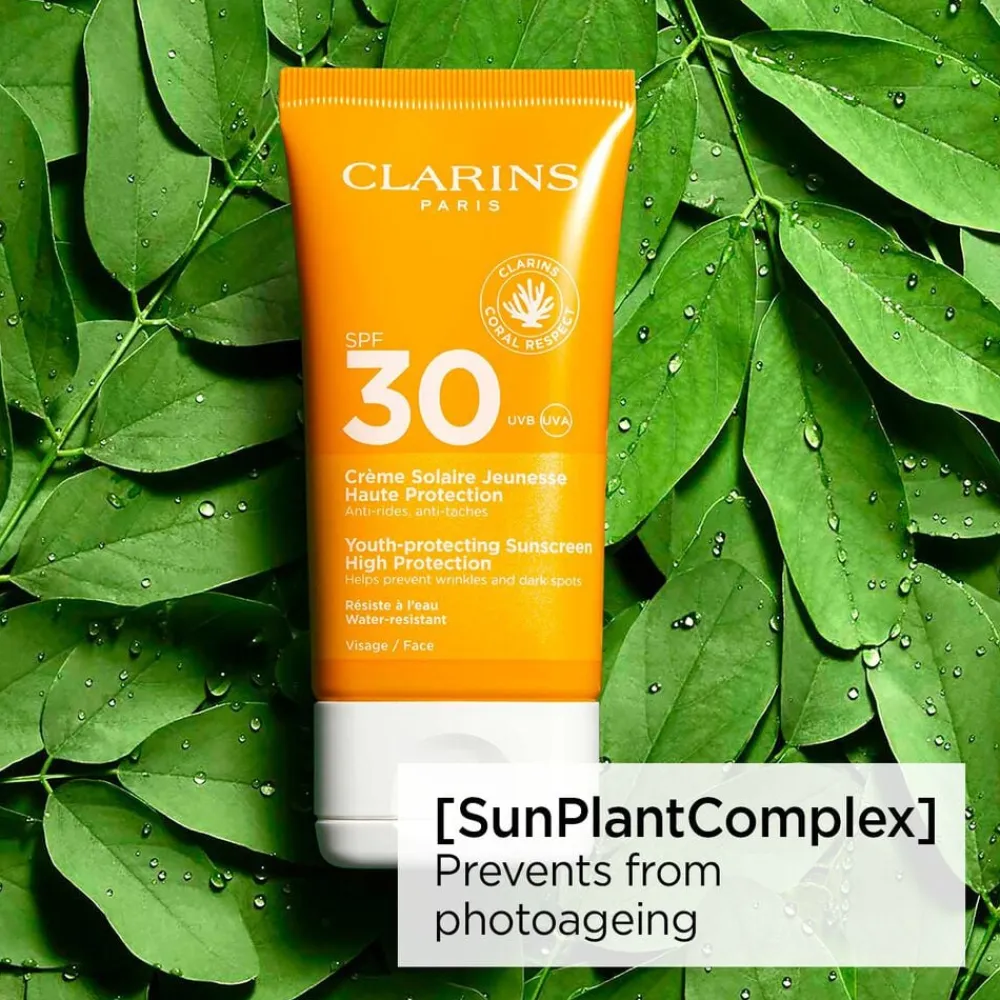 Clarins Sun Face Wrinkle Control Cream Spf30 50 ml.