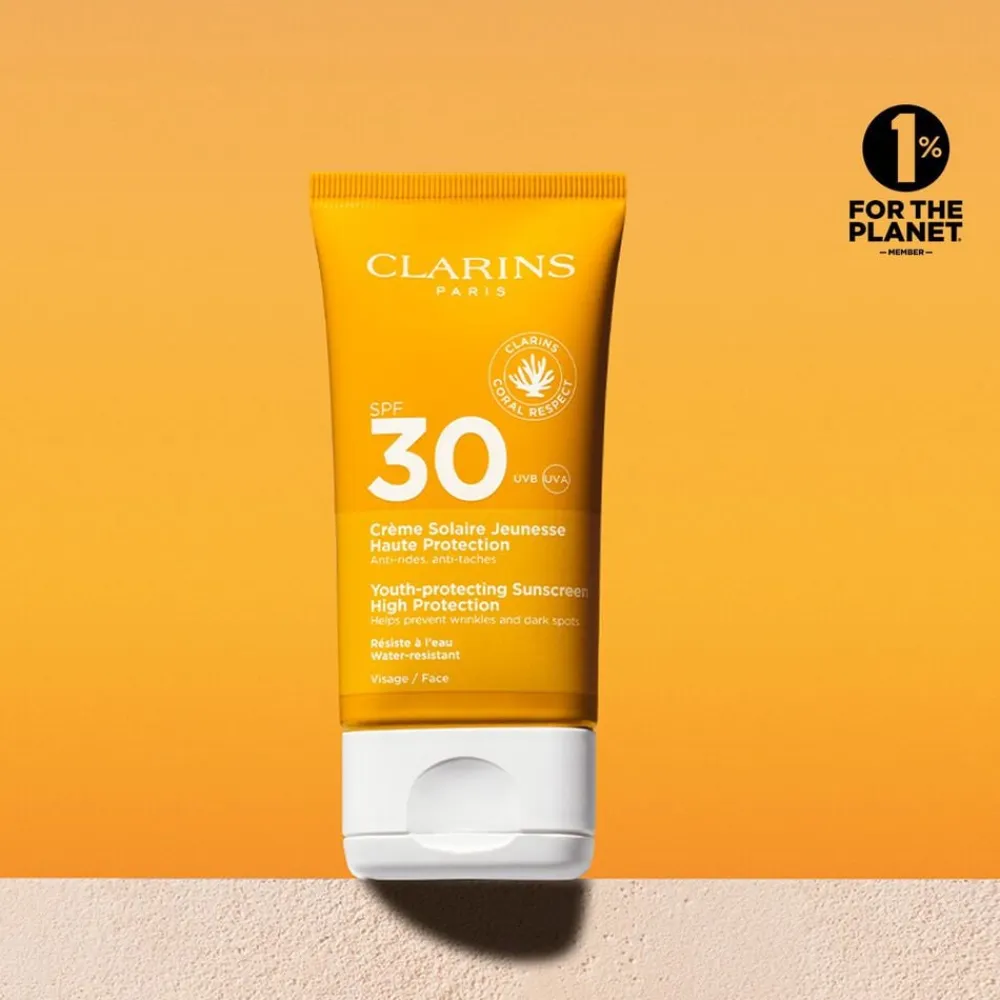 Clarins Sun Face Wrinkle Control Cream Spf30 50 ml.