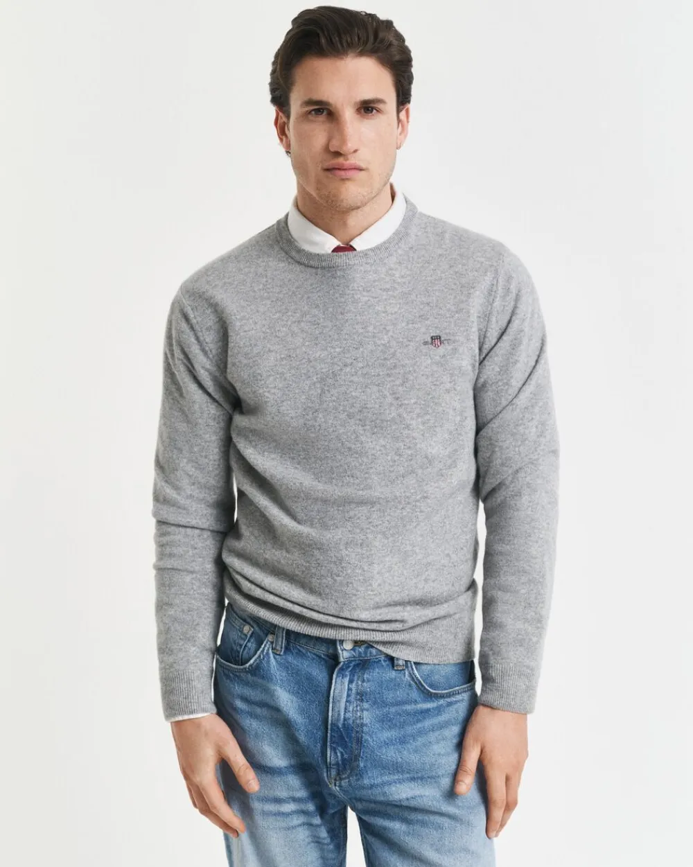 SUPERFINE LAMBSWOOL C-NECK>Gant
